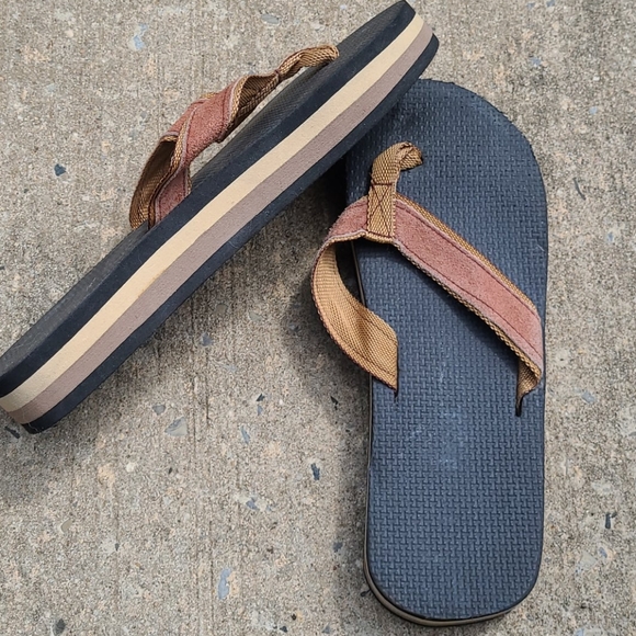 Vintage Shoes - Vintage 70s Platform Flipflops